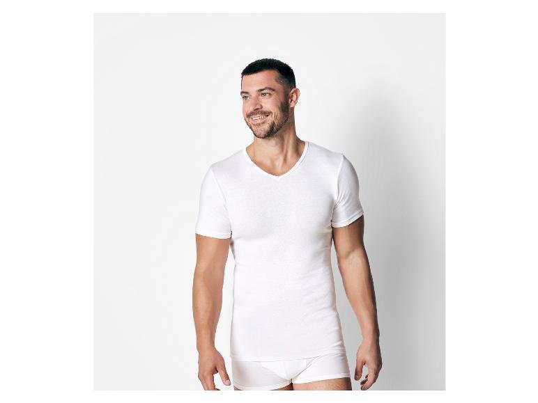 Lot de 3 maillots de corps côtelés homme