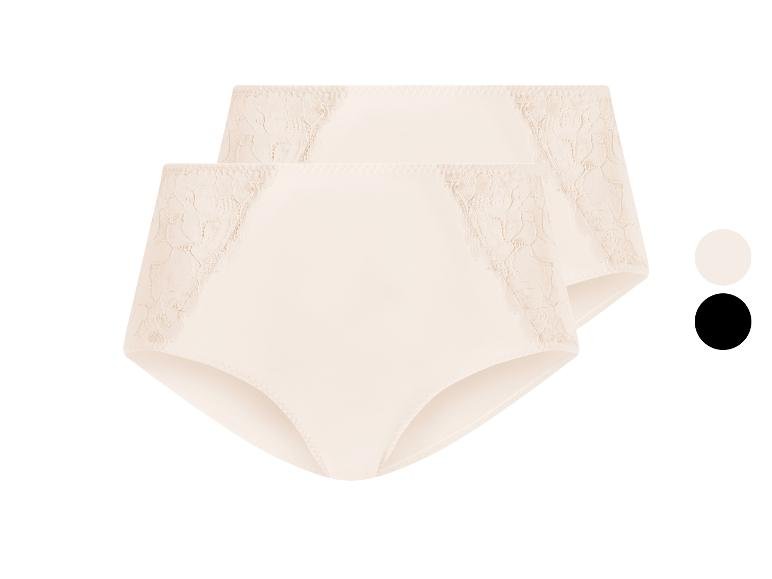 Lot de 2 culottes gainantes à dentelle femme