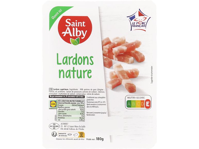 Lardons nature