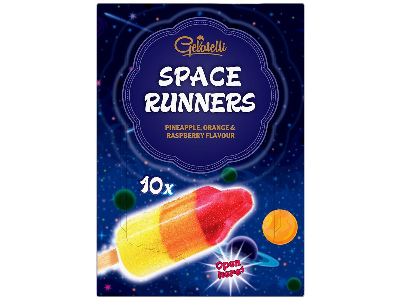 10 glaces fusées Space Runners