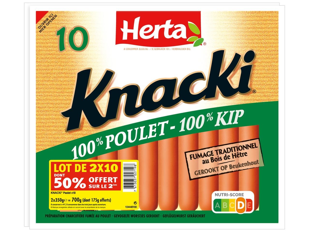Herta knackis poulet