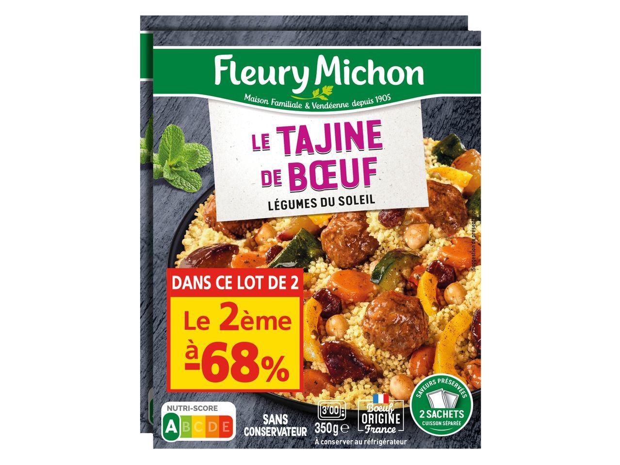 Fleury Michon tajine de bœuf