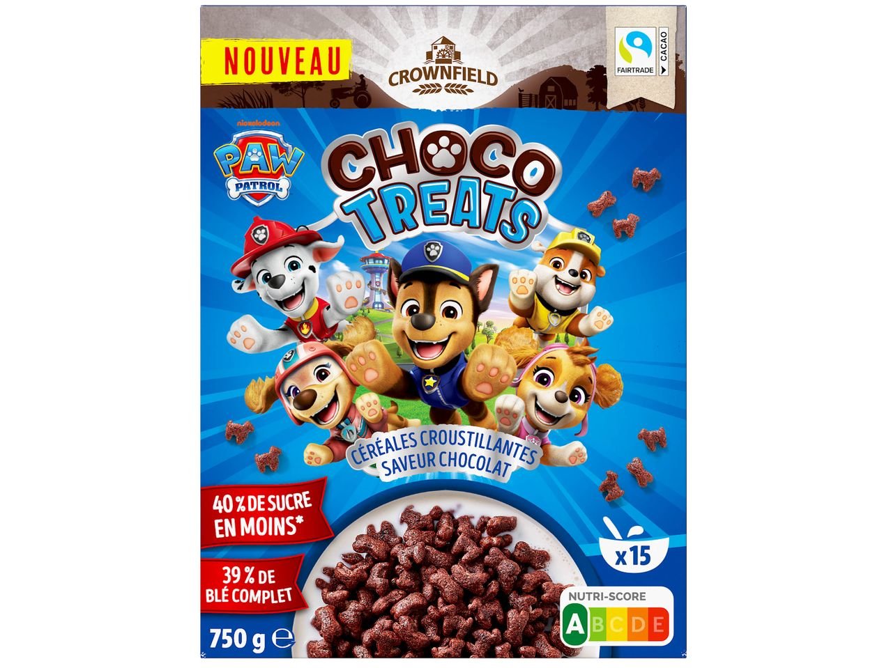 Pétales de blé Pat Patrouille