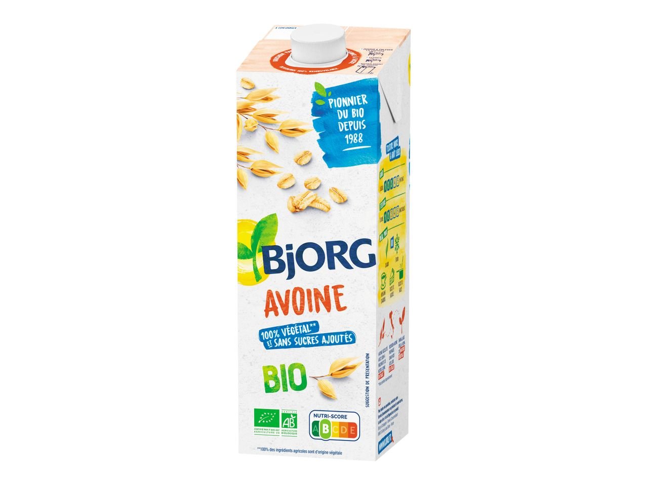 Bjorg boisson avoine Bio