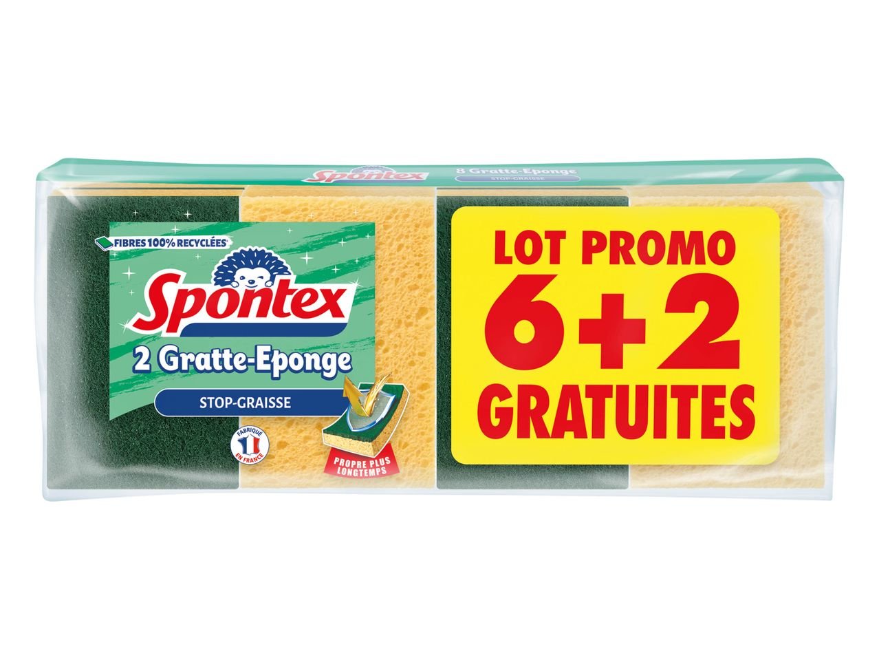 Spontex éponges stop graisse