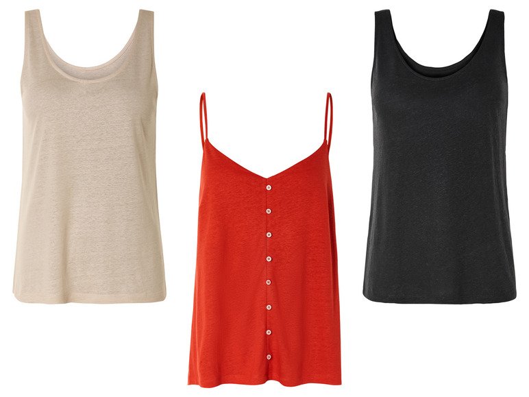 esmara® Débardeur effet lin femme