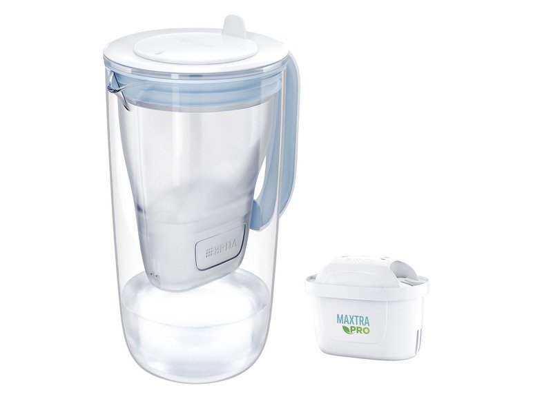 Carafe filtrante en verre