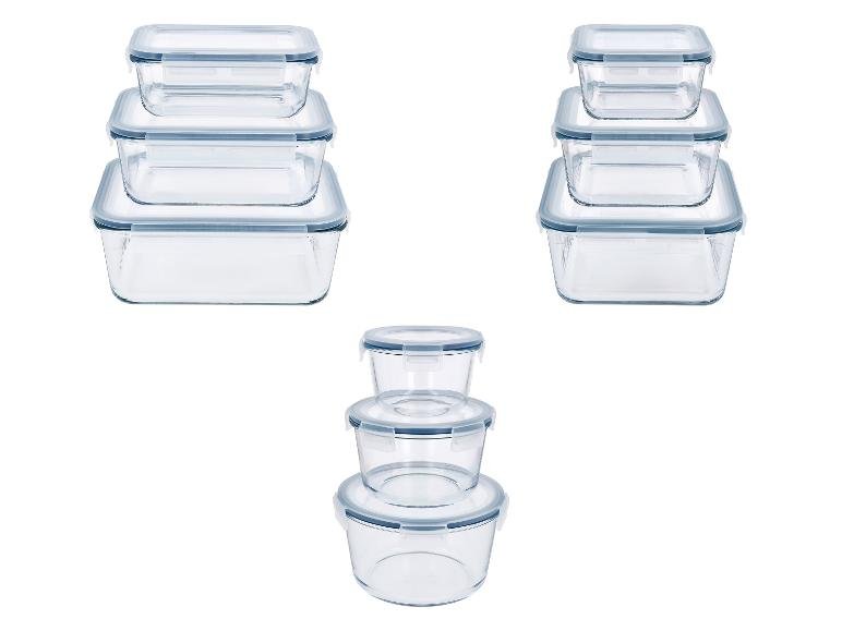 Set de boîtes de conservation en verre