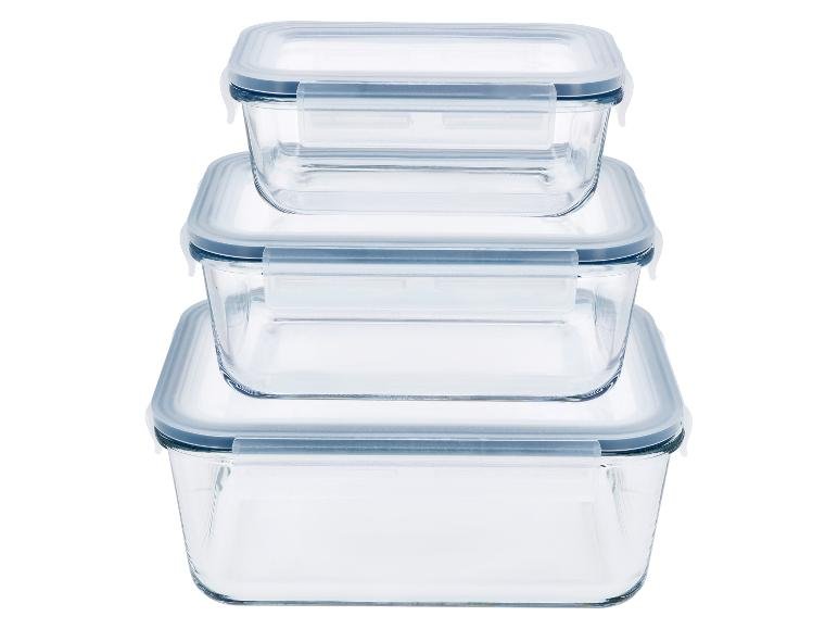 Set de boîtes de conservation en verre