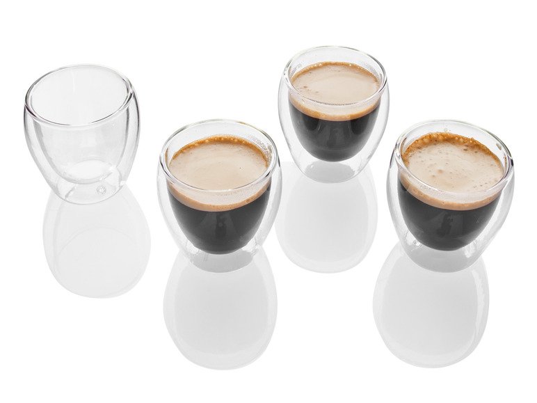 Lot de verres à double paroi
