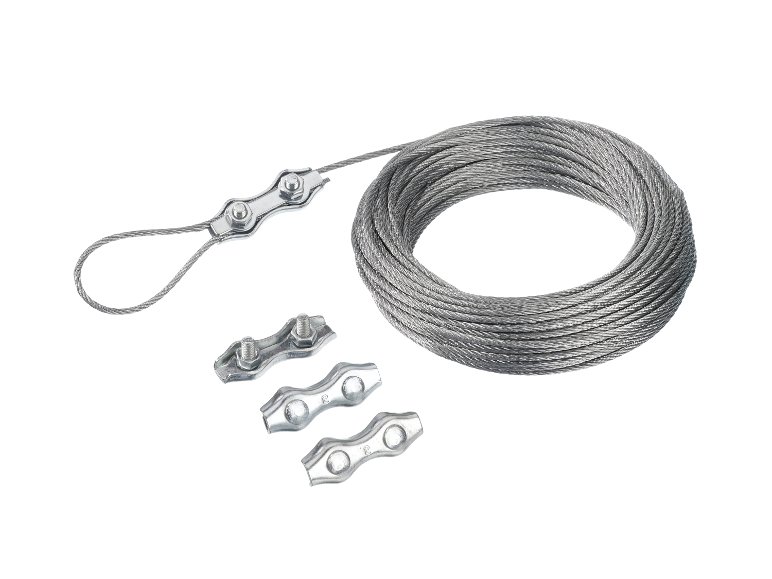 Câble en fil d'acier, 15 m