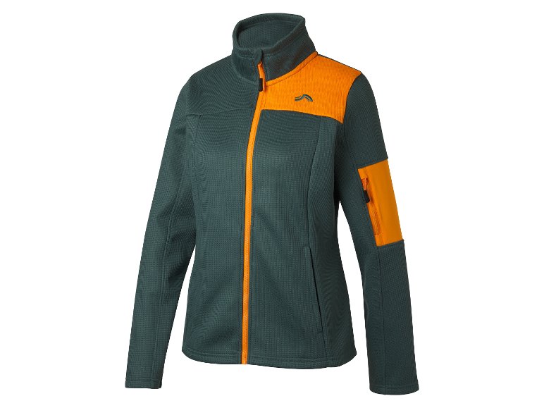 Veste polaire femme en maille, poches latérales