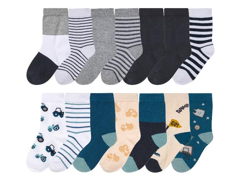 7 paires de chaussettes petit garçon