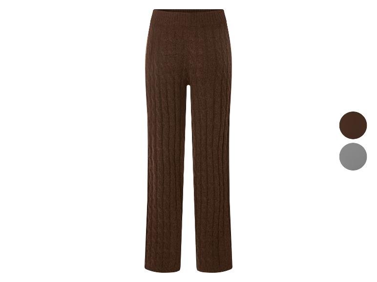 Pantalon en maille fine femme