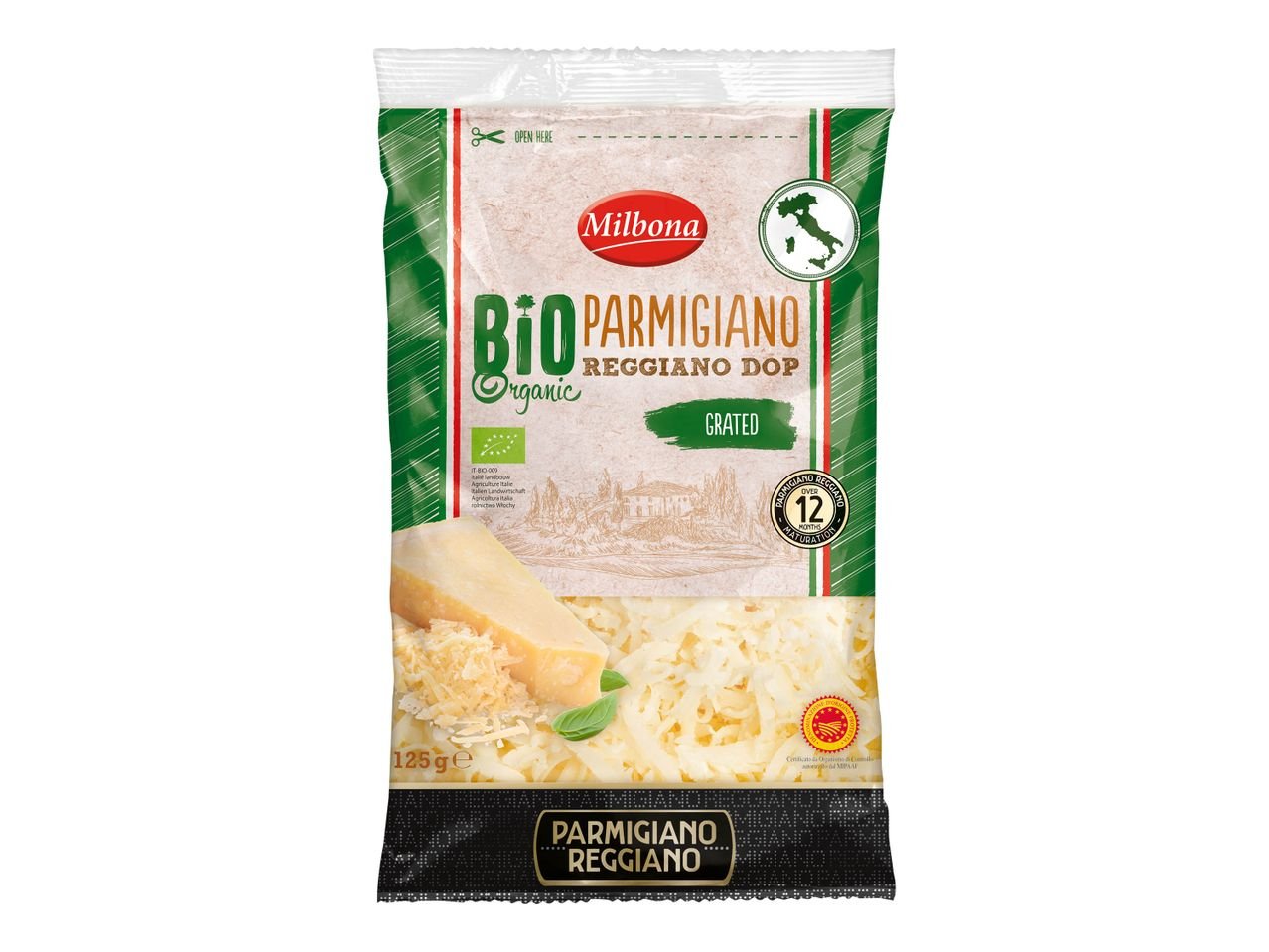 Parmigiano Reggiano AOP râpé Bio