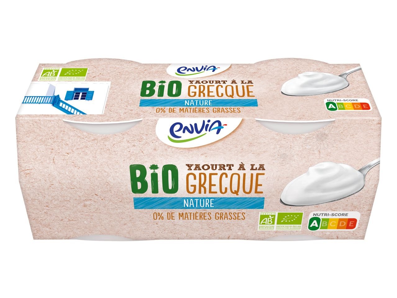 Yaourt à la grecque nature bio