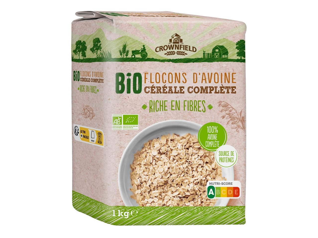 Flocons d’avoine Bio