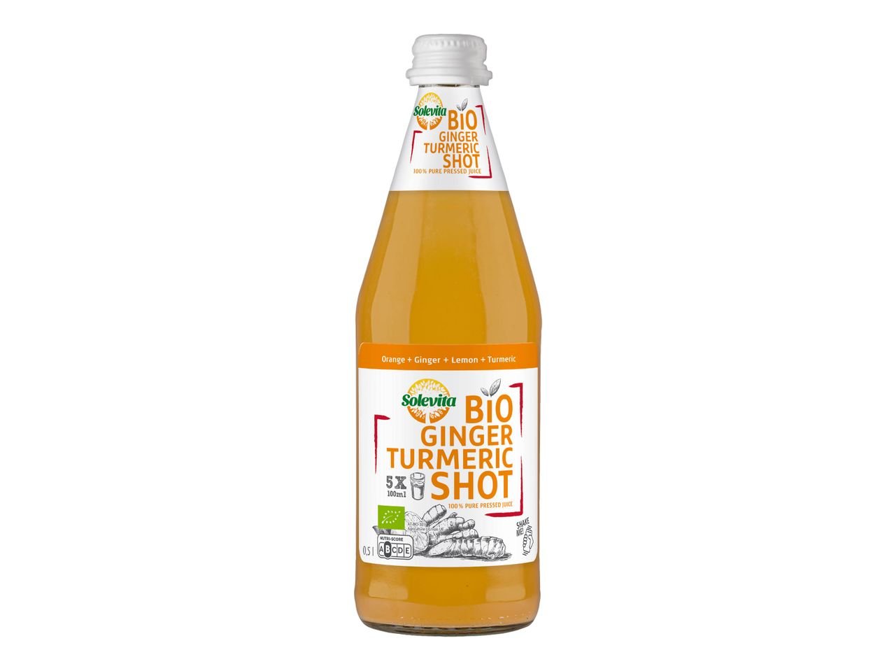 Shot de gingembre et curcuma Bio