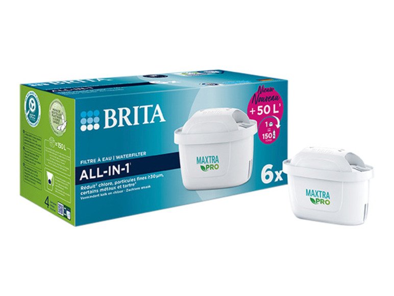 Lot de 6 filtres à eau All-In-One