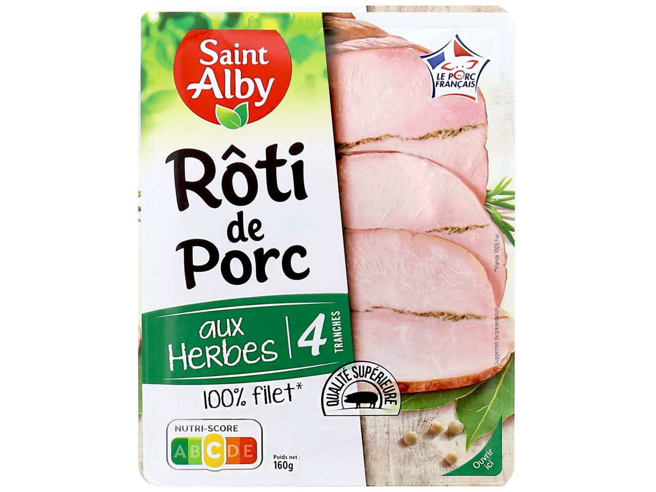 Rôti de porc aux herbes