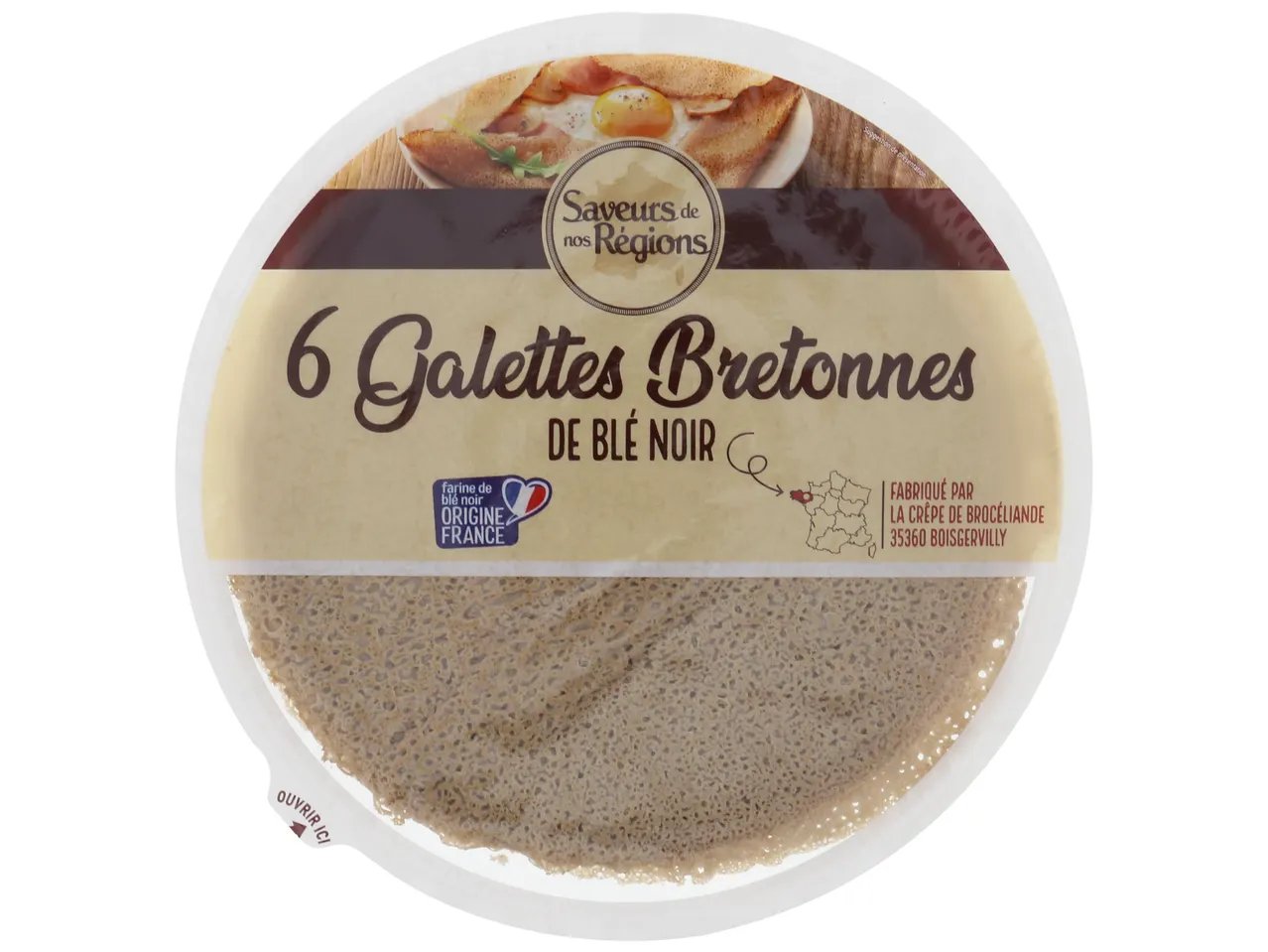 6 galettes de blé noir