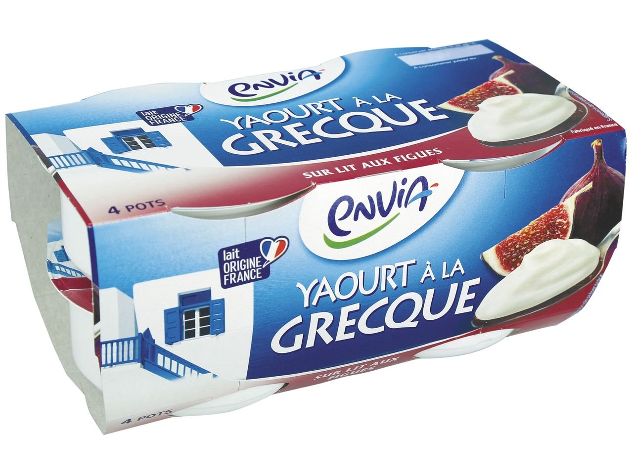 Yaourt à la grecque sur lit de figue