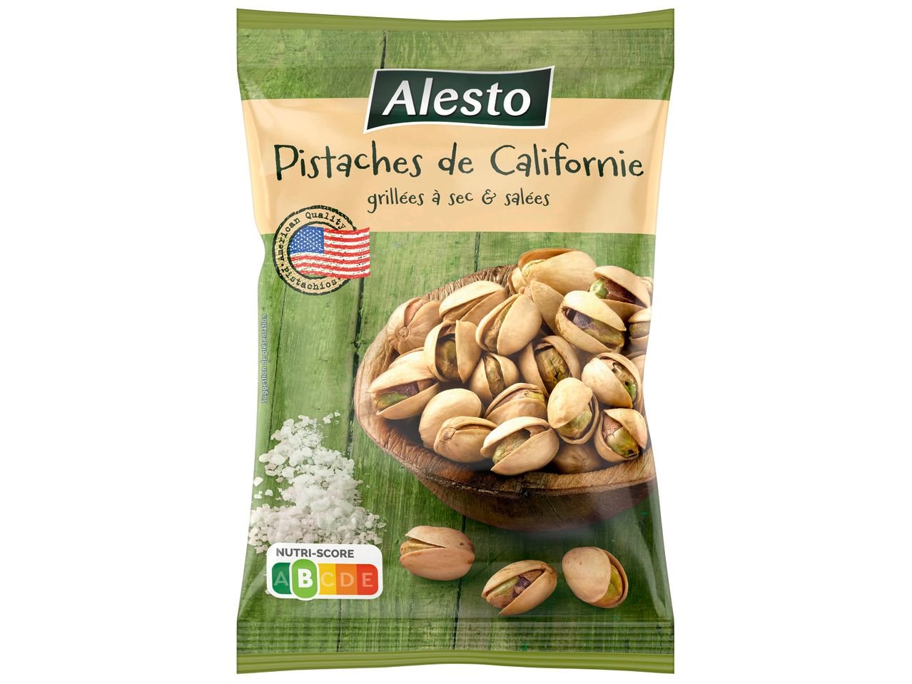 Pistaches grillées salées