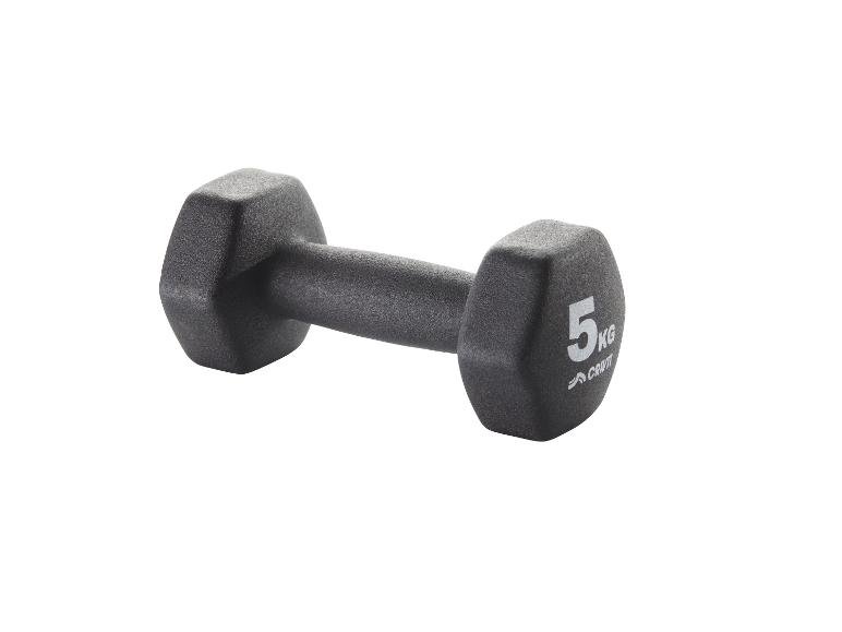 Lot de 2 haltères courts de 5 kg