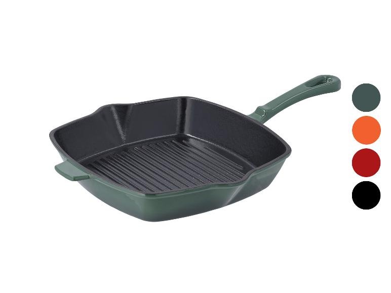 Poêle à griller en fonte Premium
