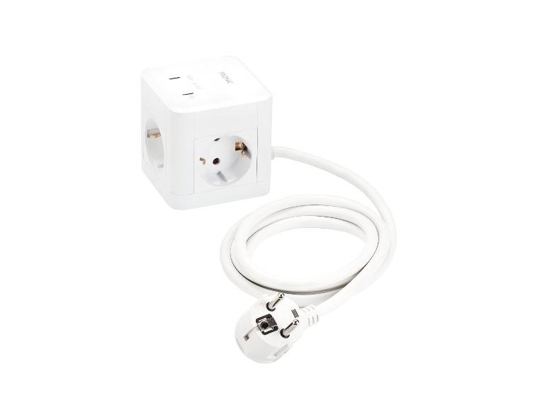 Cube multiprise avec ports USB