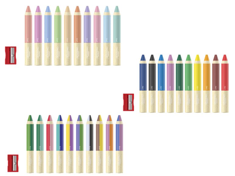 Set de 10 crayons de couleur