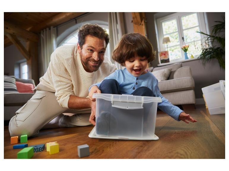 Set de boîtes de rangement 13 l et 4,5 l