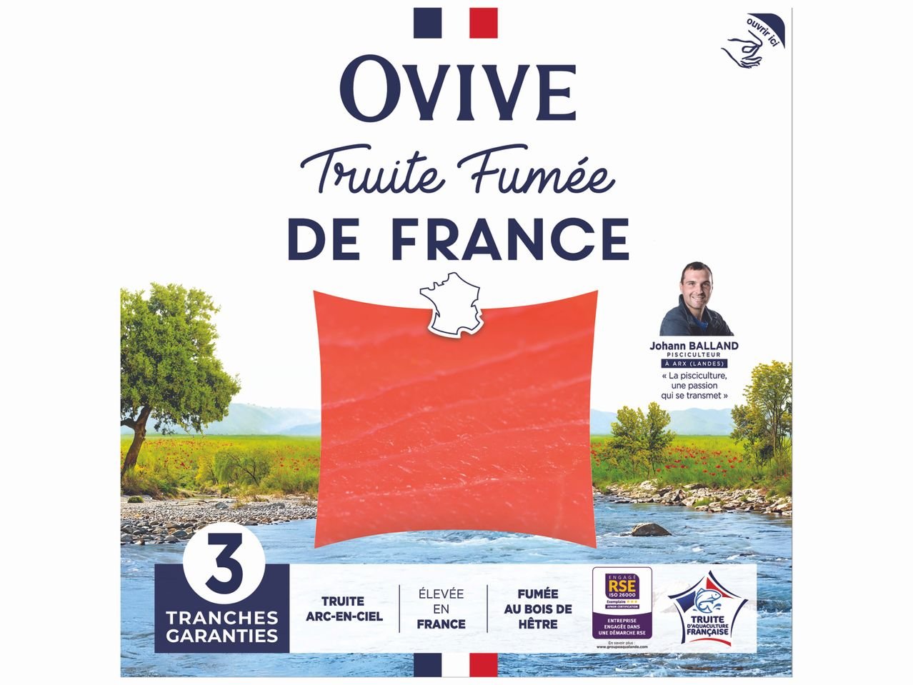 Ovive truite fumée