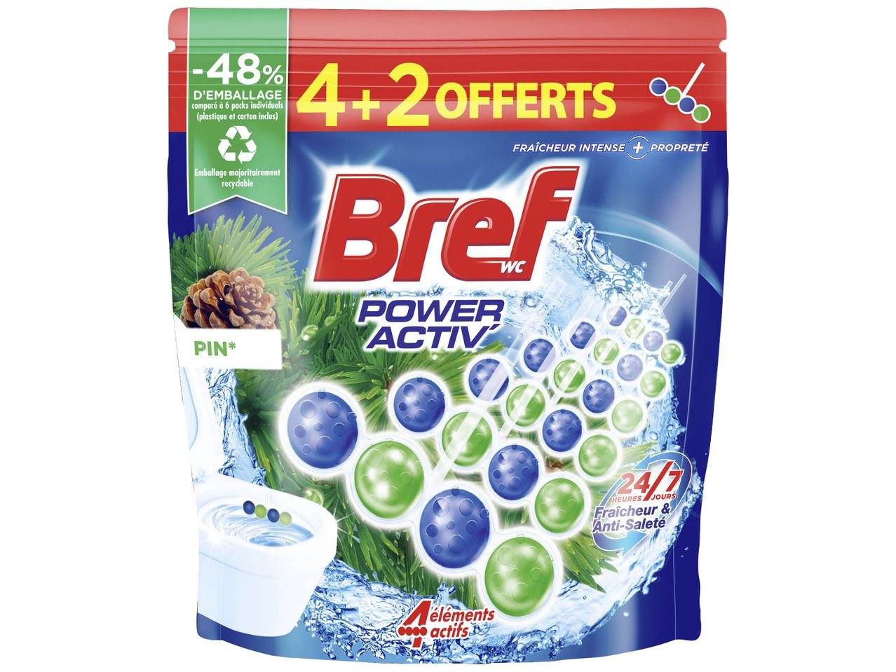 Bref WC Power Activ Pin Multi-Pack