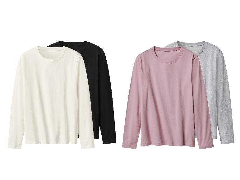 Lot de 2 t-shirts manches longues femme