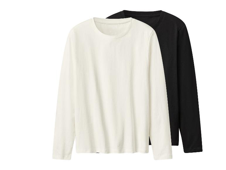Lot de 2 t-shirts manches longues femme