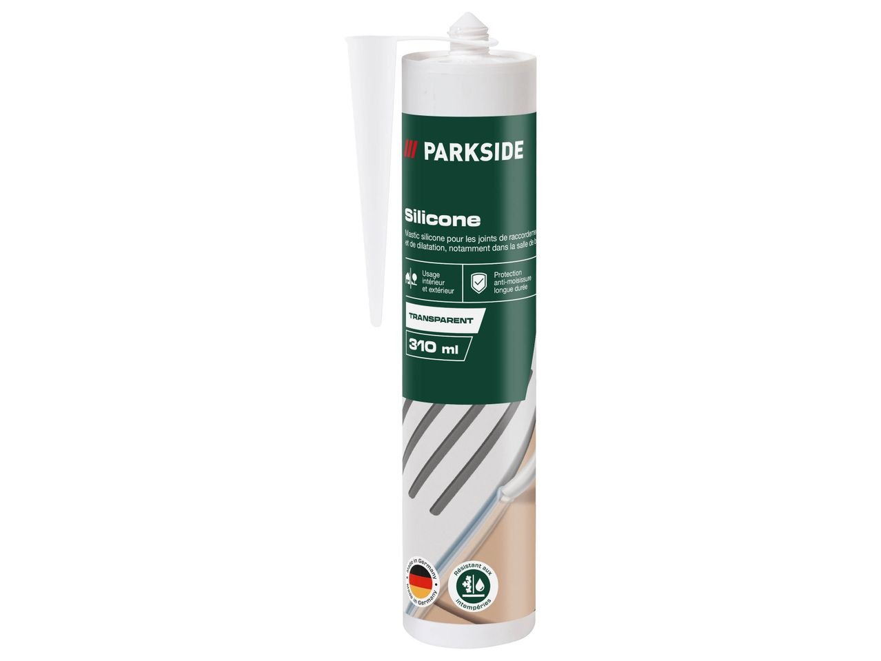 Silicone, mastic, colle de montage