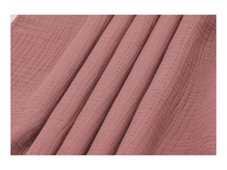 Lot de 2 taies d’oreillers en mousseline, 40 x 80 cm