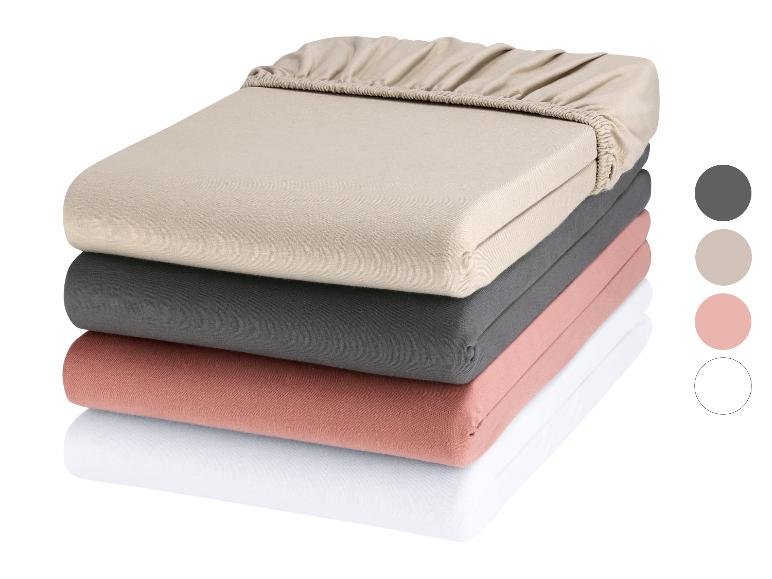 Drap-housse jersey, 180-200 x 200 cm