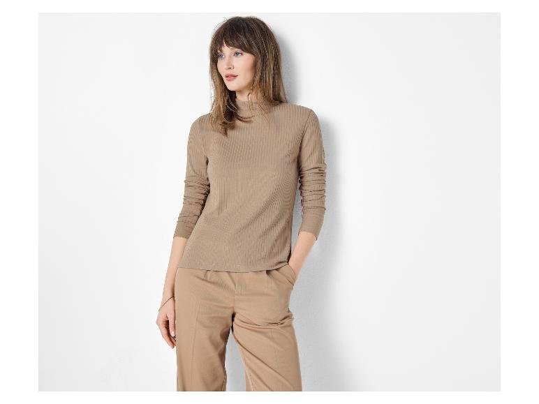 Pull en maille côtelé femme