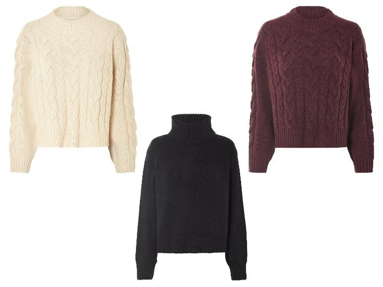 Pull en grosse maille femme
