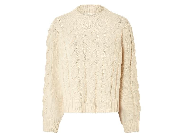 Pull en grosse maille femme