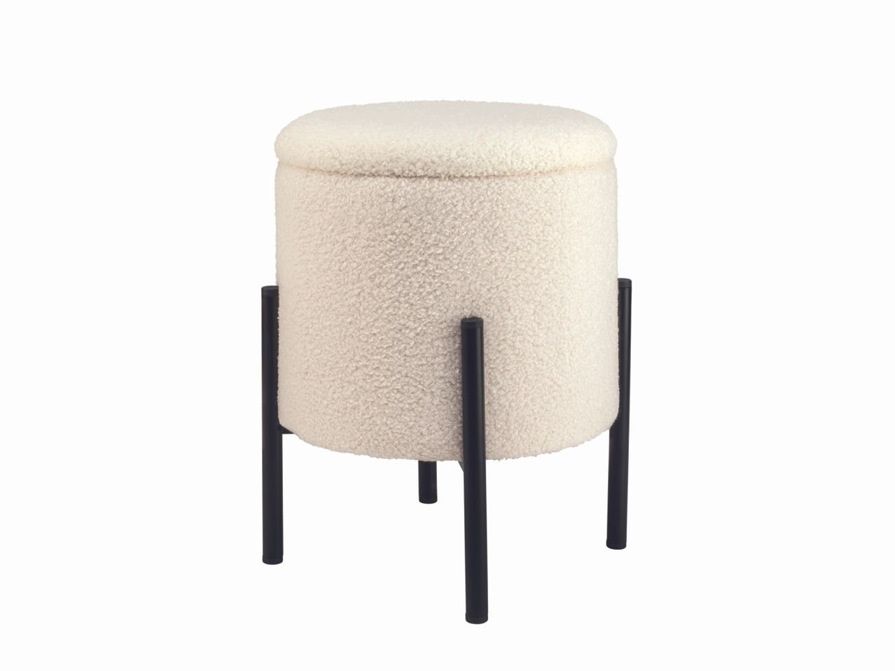 Tabouret avec compartiment de rangement