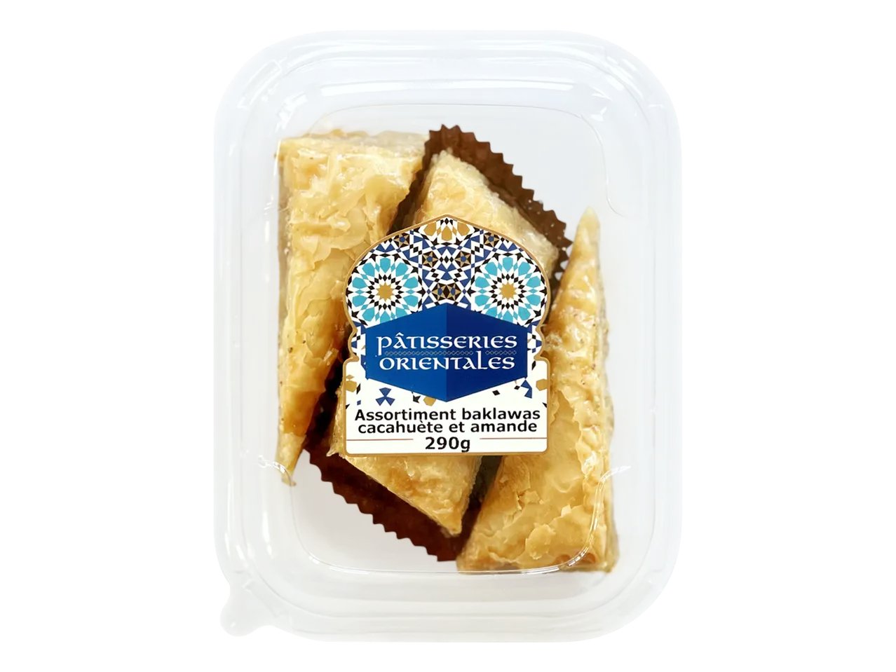 Assortiment baklawas cacahuète et amande