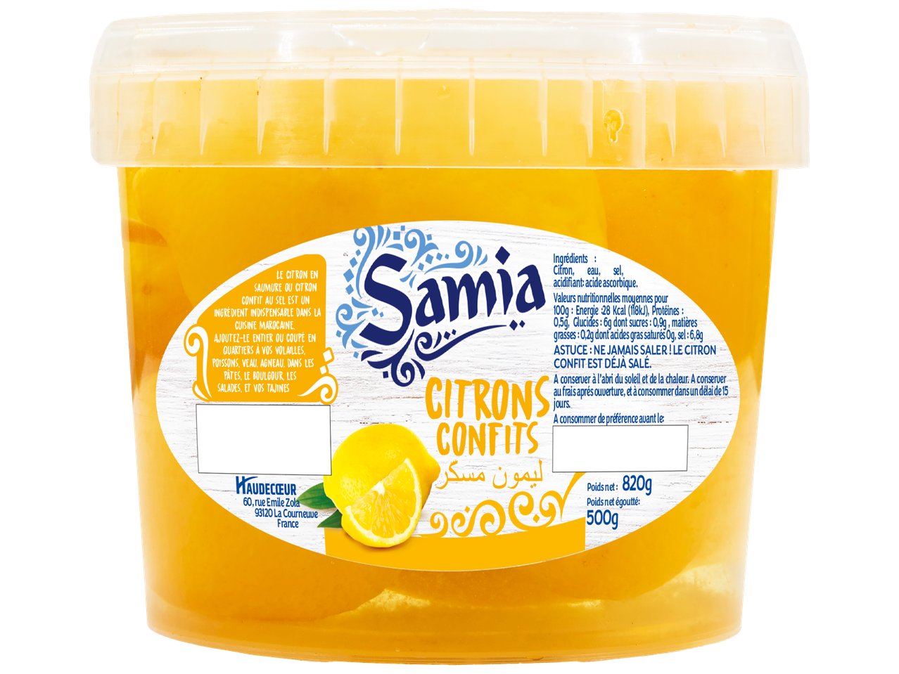Samia Citrons confits