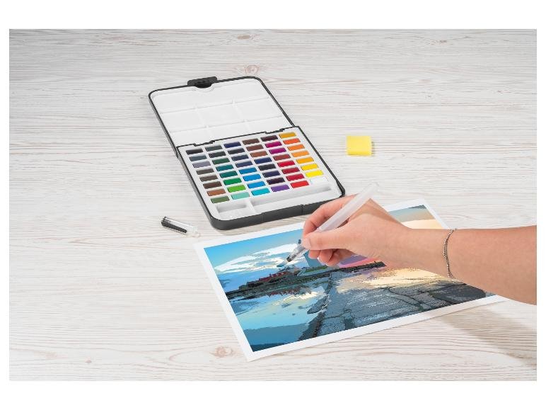 Boîte de peinture aquarelle