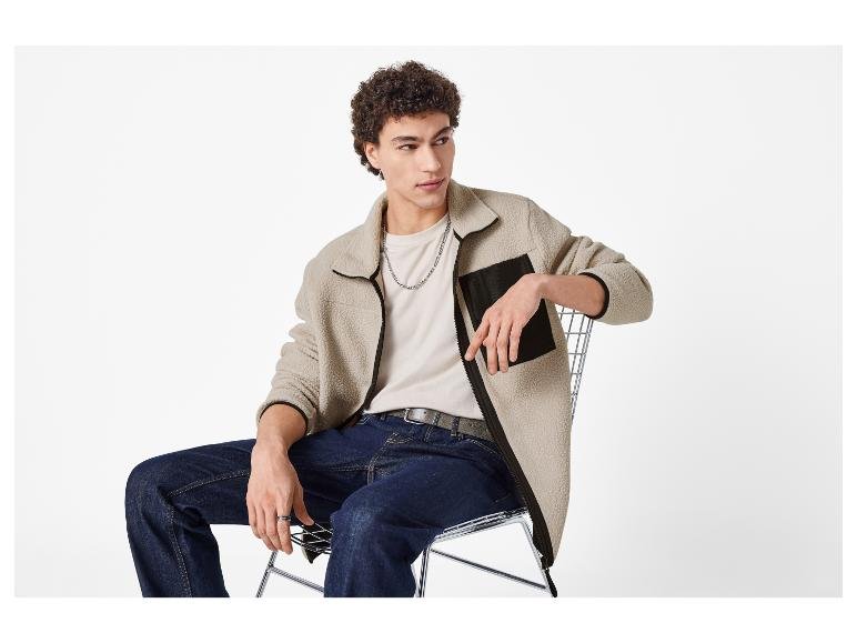 Veste en peluche homme
