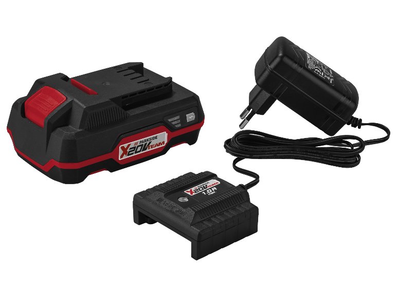 Set appareil multifonction sans fil PKGA 20-Li C2 + batterie + chargeur, 20 V