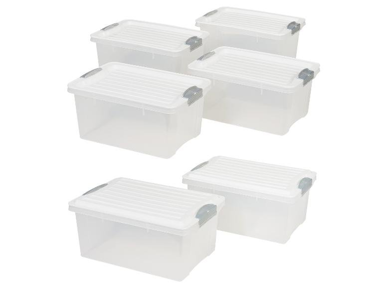 Boîte de rangement à 2 clips
