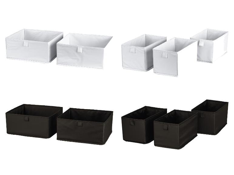 Lot de 2 boîtes de rangement